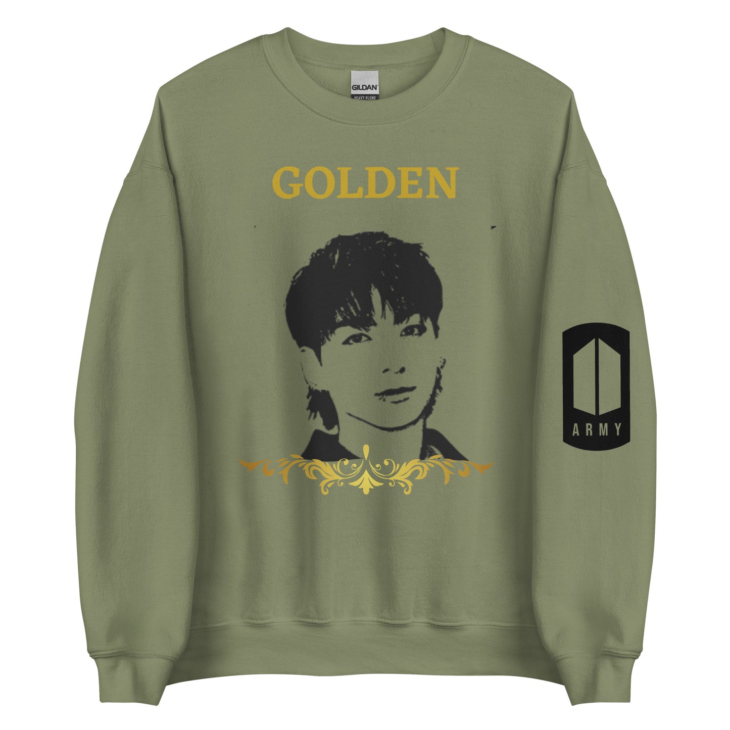 Golden Unisex Sweatshirt (for Army)