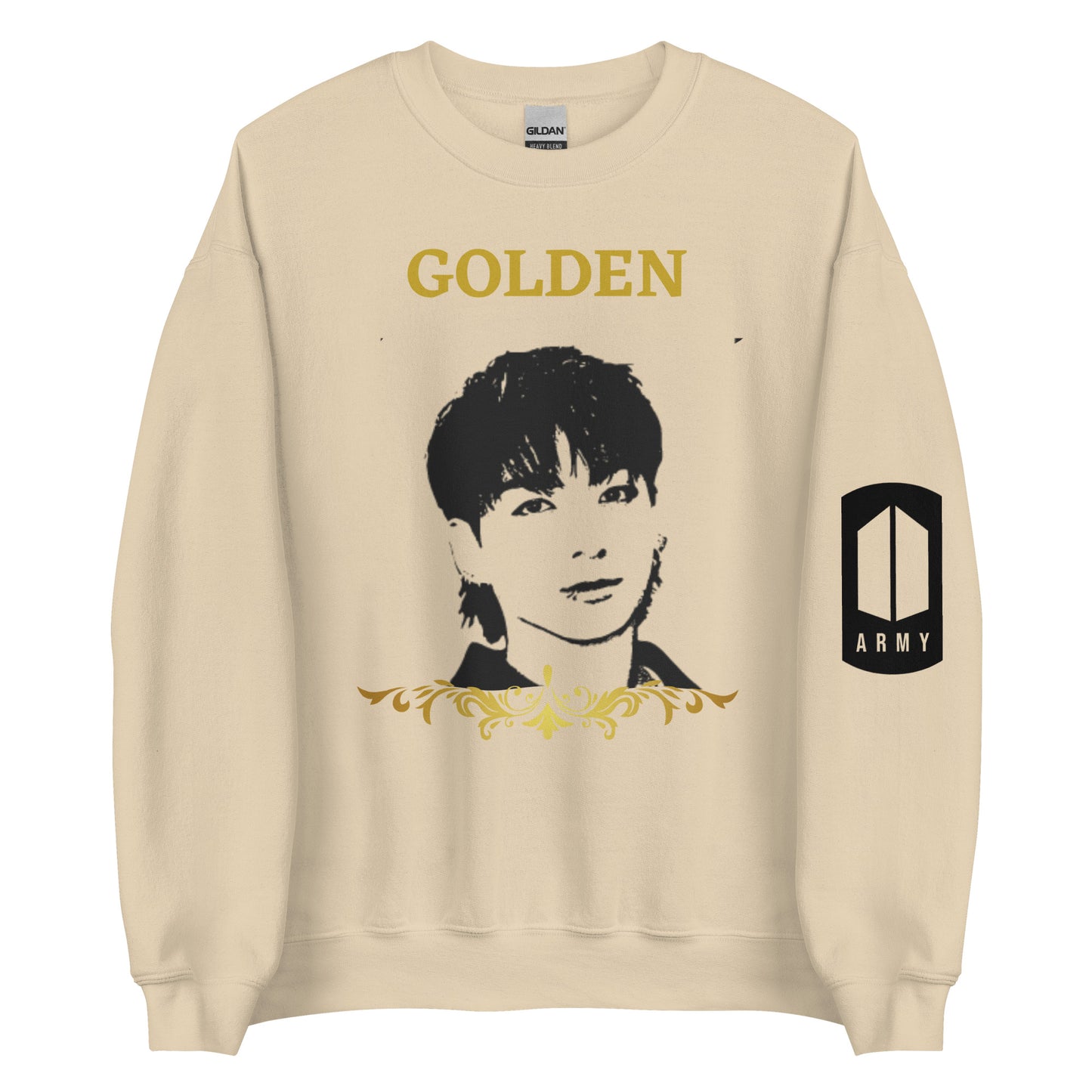 Golden Unisex Sweatshirt (for Army)