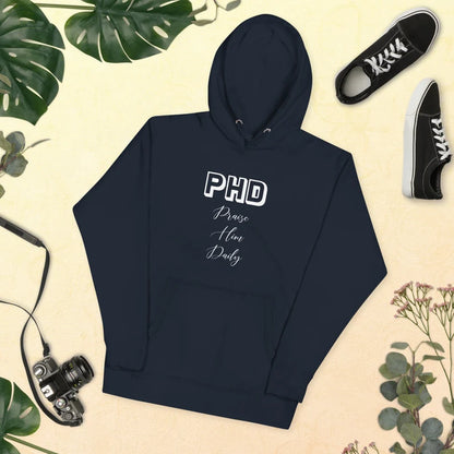 PHD, Praise Him Daily, Unisex Hoodie Active