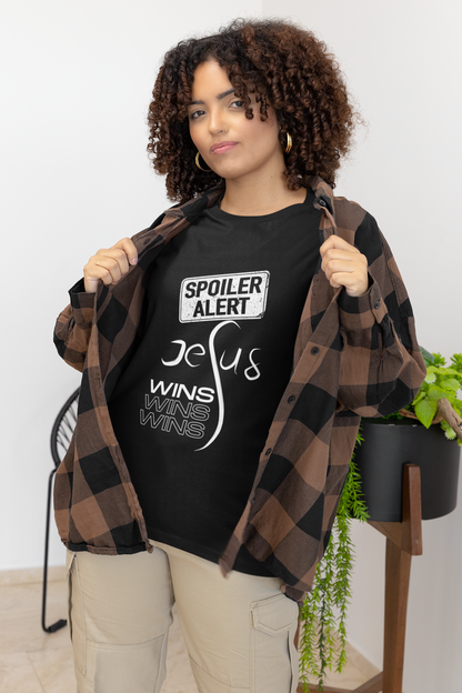 Spoiler Alert Jesus Wins Unisex t-shirt