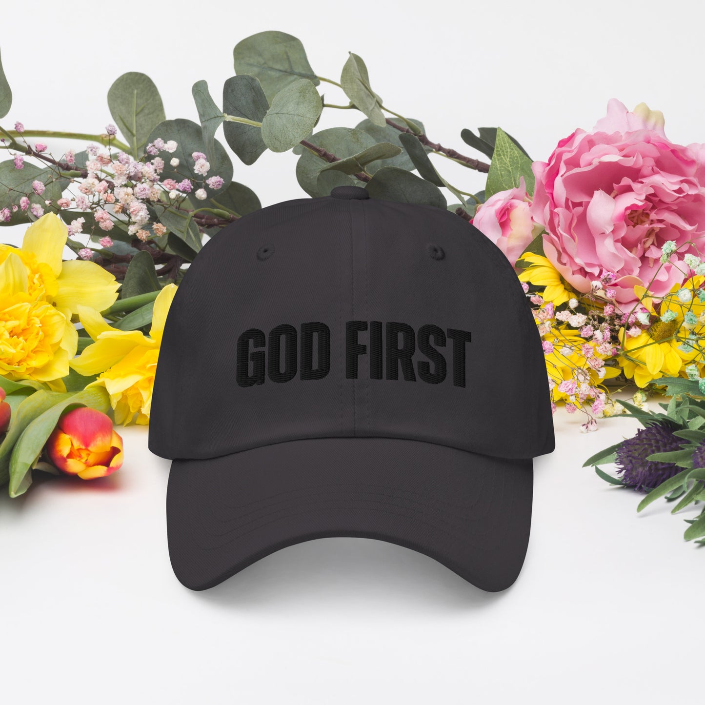 "GOD FIRST" Dad hat