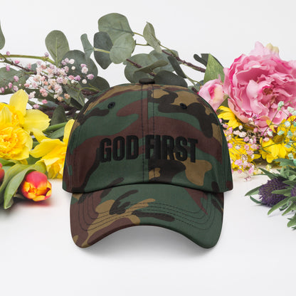 "GOD FIRST" Dad hat