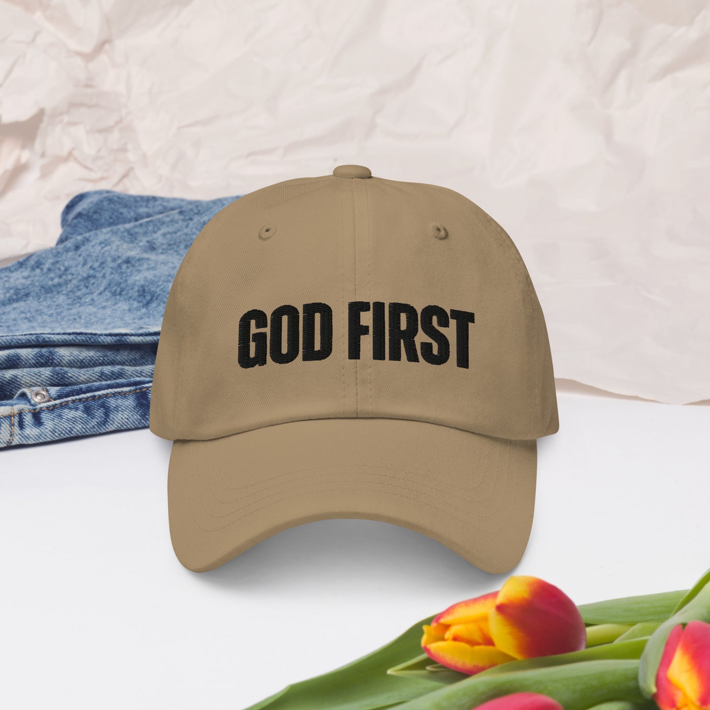 "GOD FIRST" Dad hat