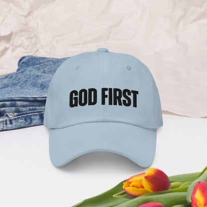 "GOD FIRST" Dad hat