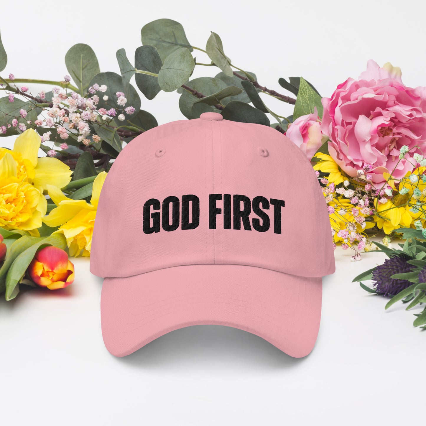 "GOD FIRST" Dad hat