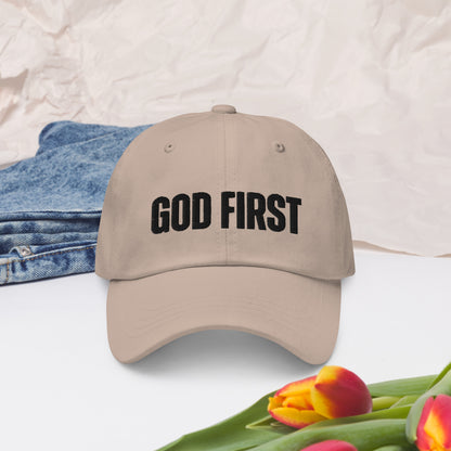 "GOD FIRST" Dad hat