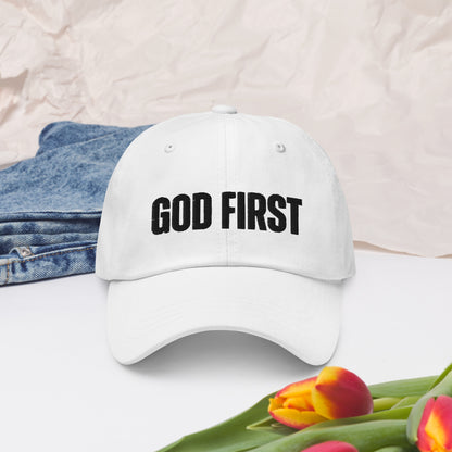 "GOD FIRST" Dad hat