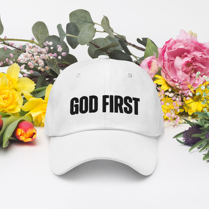 "GOD FIRST" Dad hat