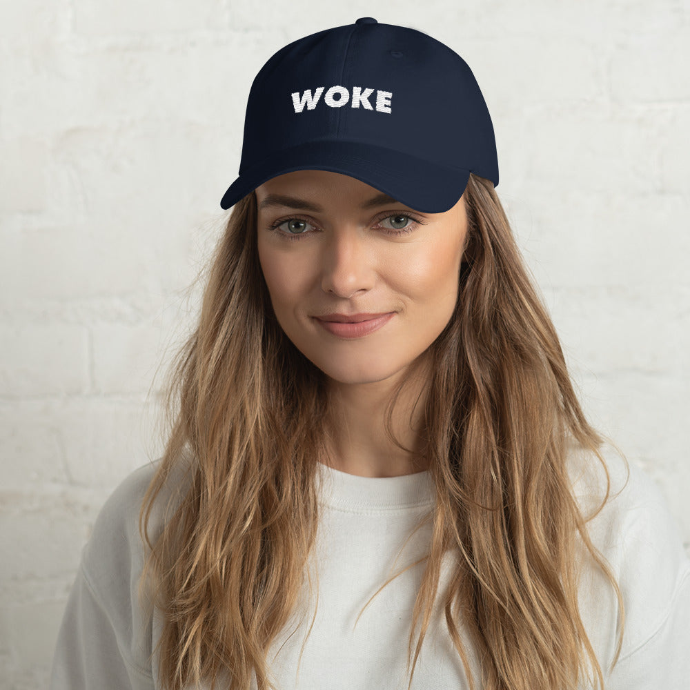 WOKE Print Dad Cap - Adjustable Strap Cover Visor Hat Online 2019