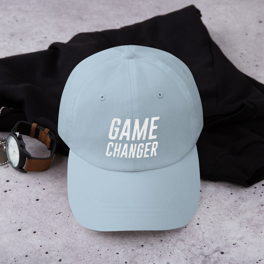 Game Changer Dad Cap - Adjustable Strap Hat - 100% Chino Cotton Cap