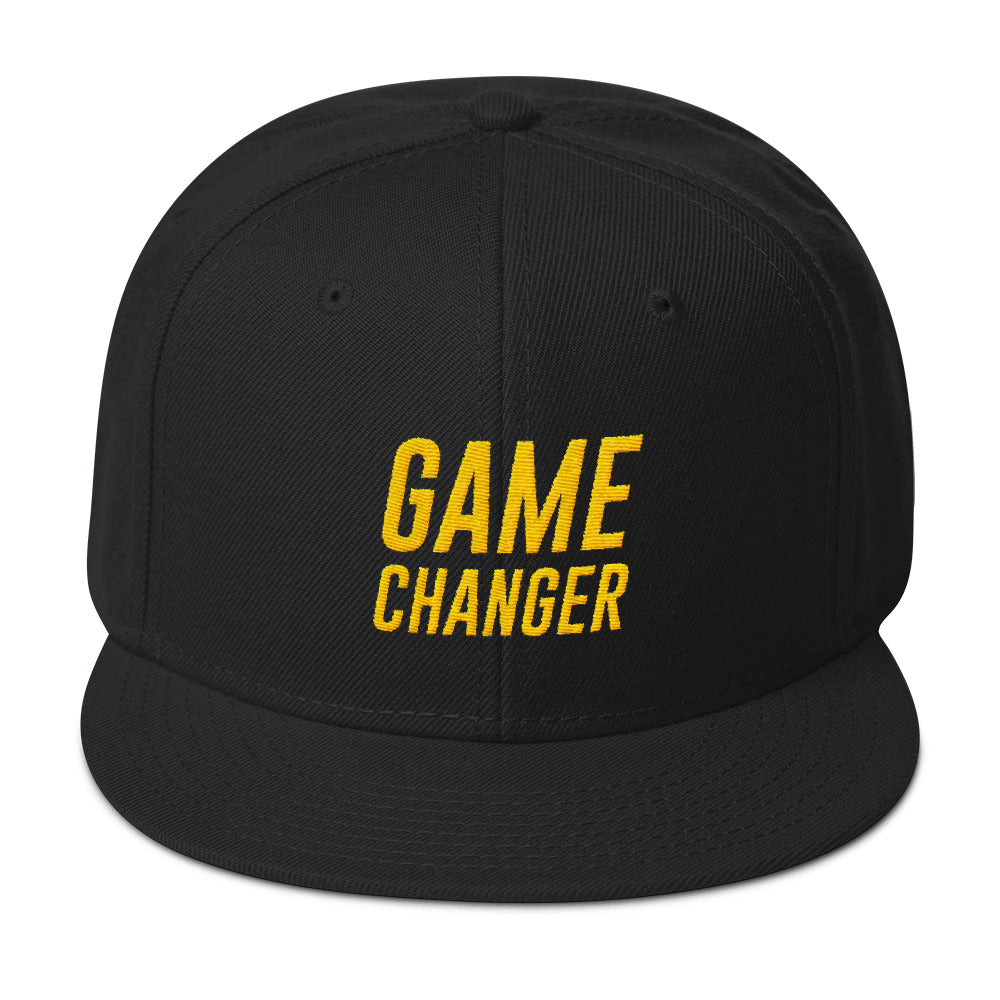 Game Changer Print Hat - Black Snapback Cap - Men's Accessories 2019