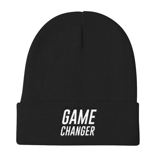 Game Changer Cap - Warm Knit Beanie Hat - Black Winter Cap Online