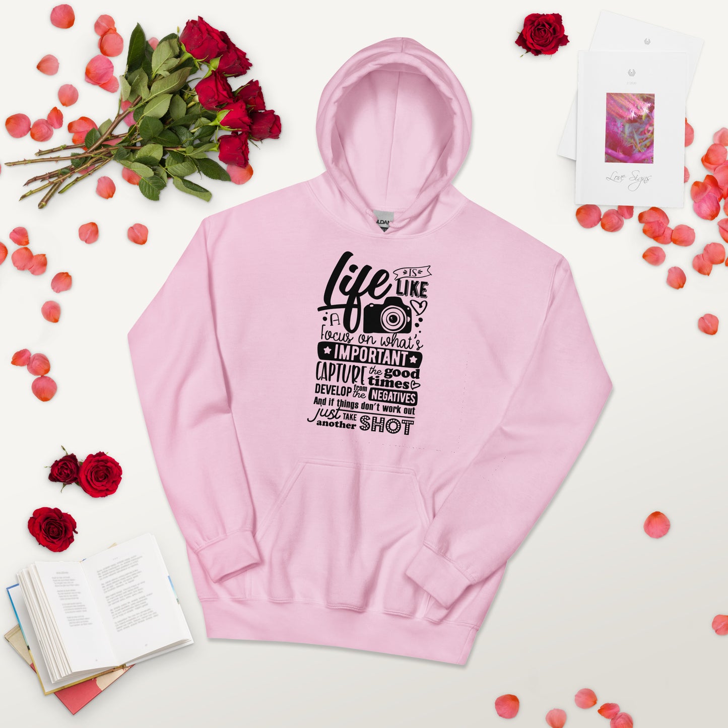 Life Is Like A Camera ,,, Unisex Hoodie