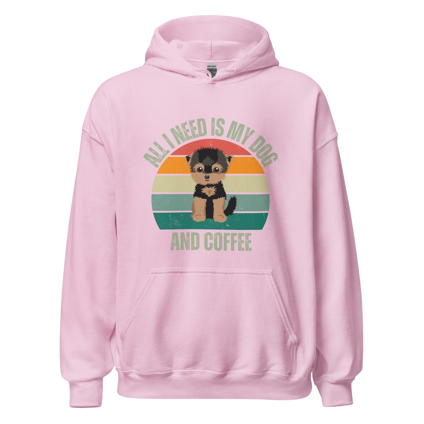 "All I Need Is My Dog and Coffee" unisex hoodie