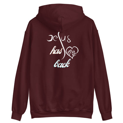 "Jesus Has My Back" Unisex Hoodie