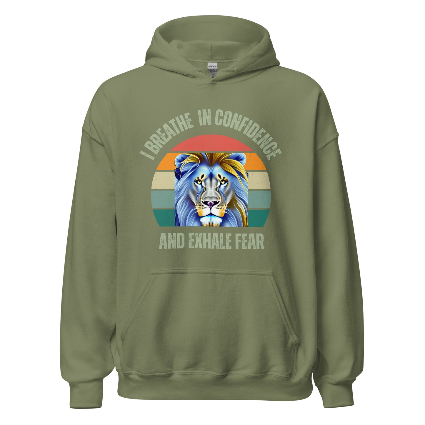 I Breathe In Confidence and Exhale Fear Unisex Hoodie