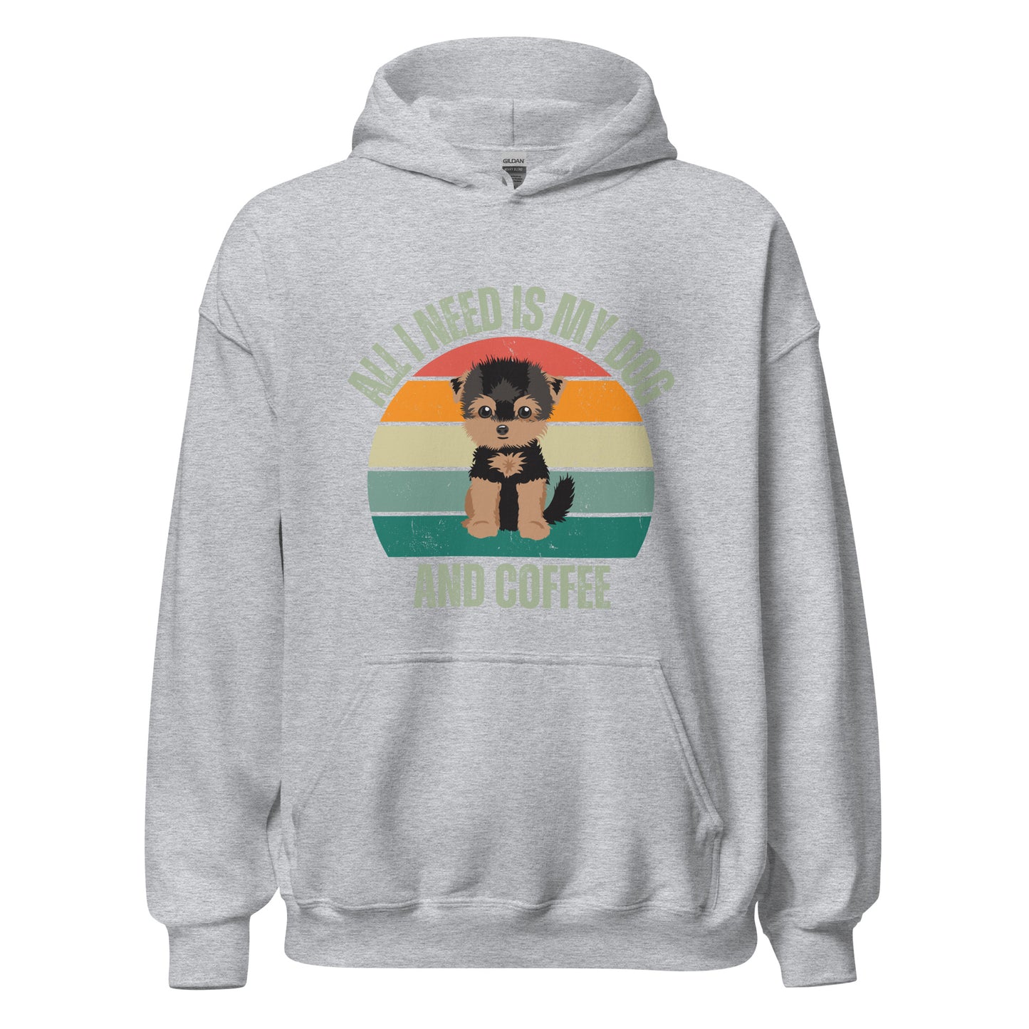 "All I Need Is My Dog and Coffee" unisex hoodie