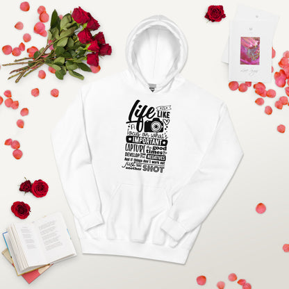 Life Is Like A Camera ,,, Unisex Hoodie