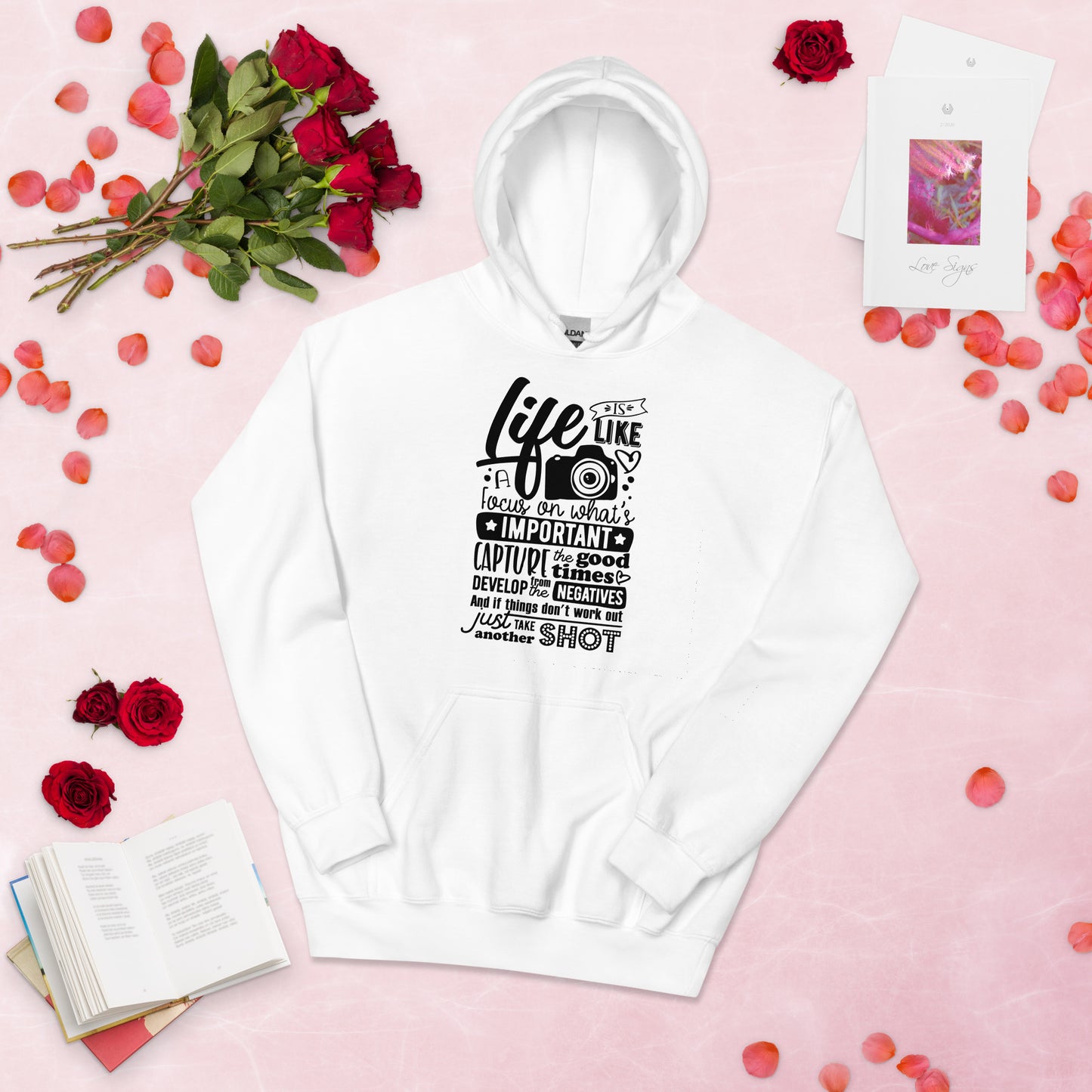 Life Is Like A Camera ,,, Unisex Hoodie